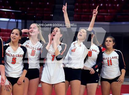 Thumbnail 2 in Falls Lake Academy vs. Polk County (NCHSAA 1A Final) photogallery.