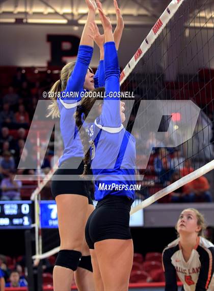 Thumbnail 2 in Falls Lake Academy vs. Polk County (NCHSAA 1A Final) photogallery.