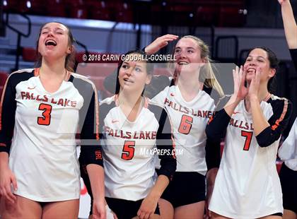 Thumbnail 3 in Falls Lake Academy vs. Polk County (NCHSAA 1A Final) photogallery.