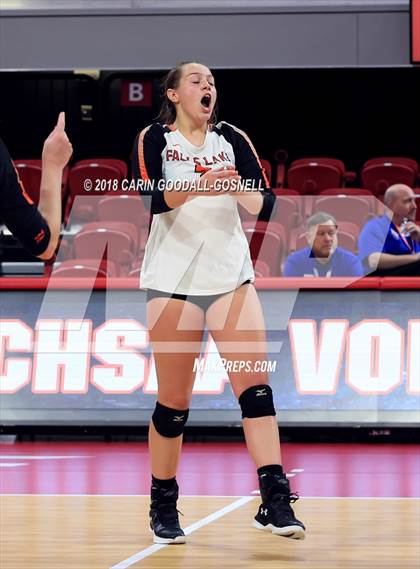 Thumbnail 2 in Falls Lake Academy vs. Polk County (NCHSAA 1A Final) photogallery.