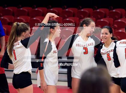 Thumbnail 3 in Falls Lake Academy vs. Polk County (NCHSAA 1A Final) photogallery.