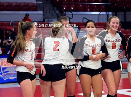 Thumbnail 2 in Falls Lake Academy vs. Polk County (NCHSAA 1A Final) photogallery.