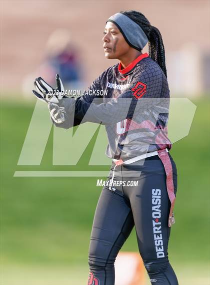 Thumbnail 2 in Desert Oasis vs Virgin Valley (Bulldog Invitational) photogallery.