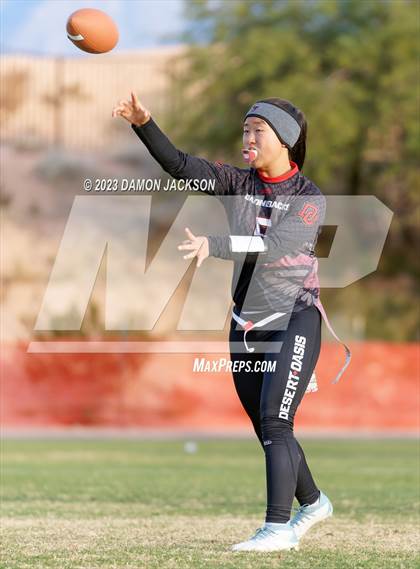 Thumbnail 2 in Desert Oasis vs Virgin Valley (Bulldog Invitational) photogallery.