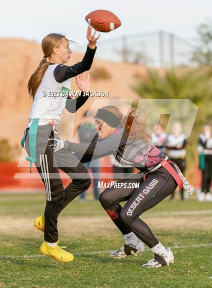 Thumbnail 2 in Desert Oasis vs Virgin Valley (Bulldog Invitational) photogallery.