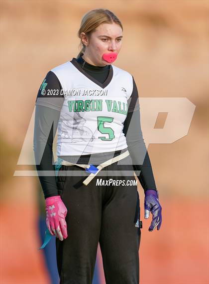 Thumbnail 3 in Desert Oasis vs Virgin Valley (Bulldog Invitational) photogallery.