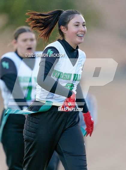 Thumbnail 3 in Desert Oasis vs Virgin Valley (Bulldog Invitational) photogallery.