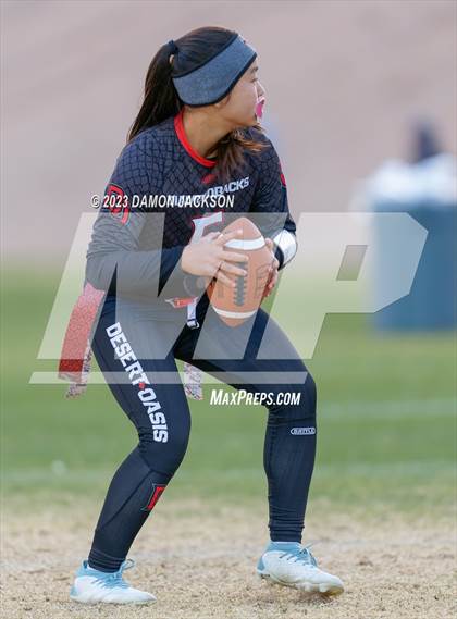 Thumbnail 2 in Desert Oasis vs Virgin Valley (Bulldog Invitational) photogallery.
