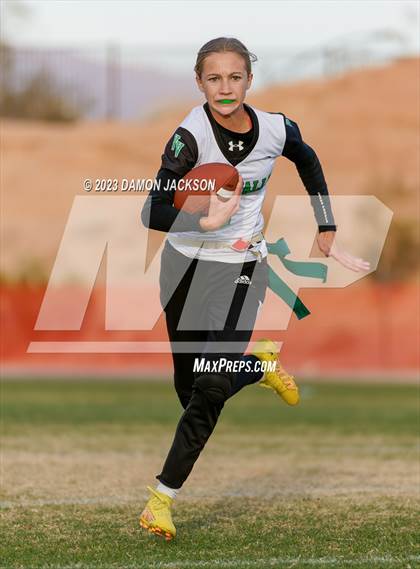 Thumbnail 3 in Desert Oasis vs Virgin Valley (Bulldog Invitational) photogallery.