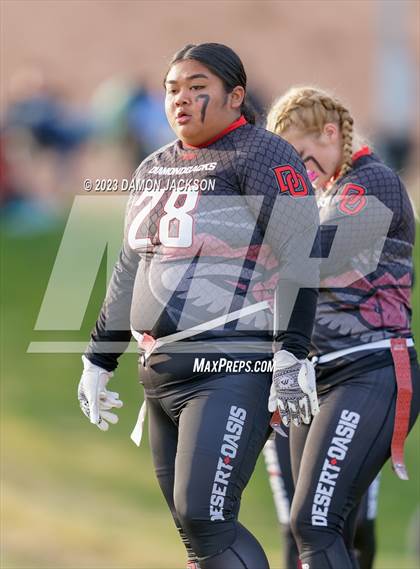 Thumbnail 2 in Desert Oasis vs Virgin Valley (Bulldog Invitational) photogallery.