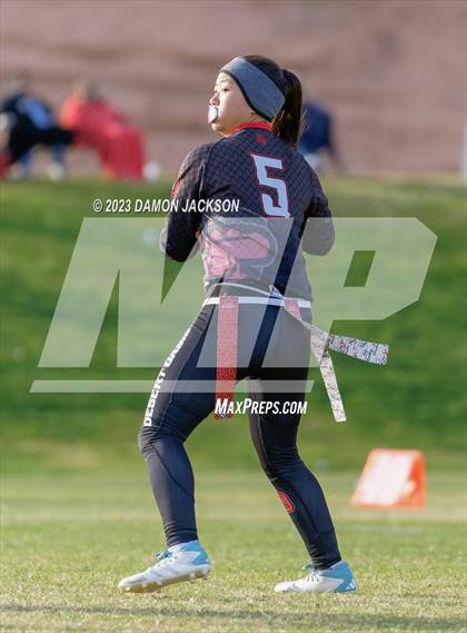 Thumbnail 2 in Desert Oasis vs Virgin Valley (Bulldog Invitational) photogallery.