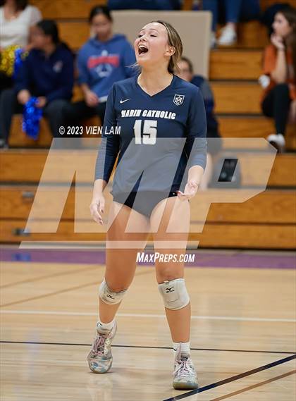 Thumbnail 3 in Marin Catholic vs Foothill (CIF NCS Division 1 Final) photogallery.