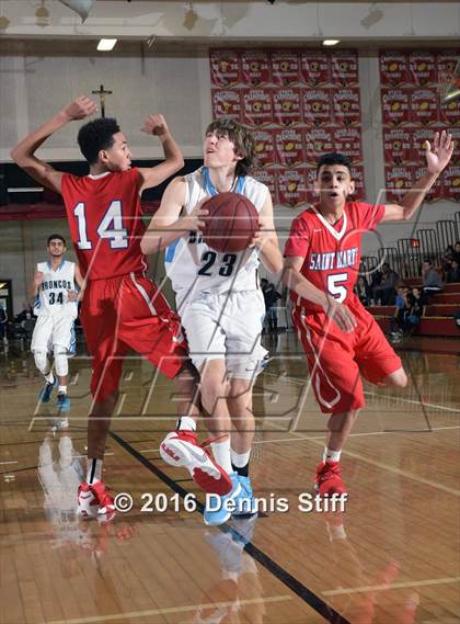Thumbnail 2 in Clovis North vs. Saint Mary's (Father Kelly Tribute) photogallery.