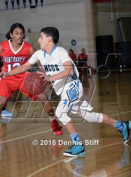 Thumbnail 2 in Clovis North vs. Saint Mary's (Father Kelly Tribute) photogallery.
