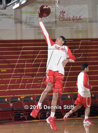 Thumbnail 2 in Clovis North vs. Saint Mary's (Father Kelly Tribute) photogallery.