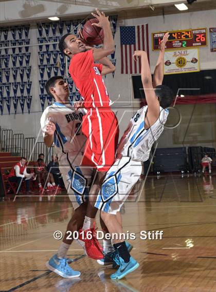 Thumbnail 1 in Clovis North vs. Saint Mary's (Father Kelly Tribute) photogallery.