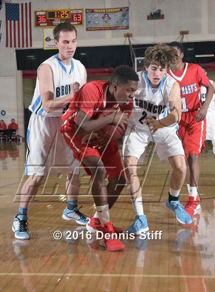 Thumbnail 3 in Clovis North vs. Saint Mary's (Father Kelly Tribute) photogallery.