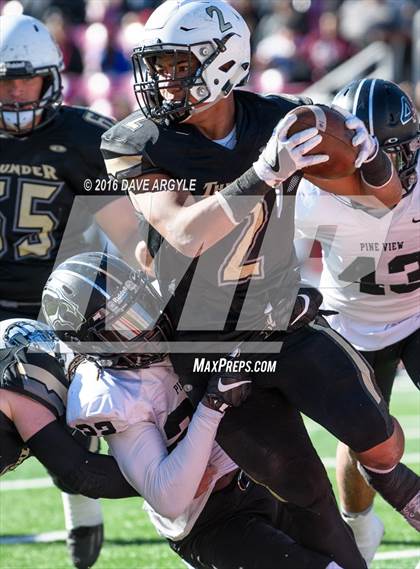 Thumbnail 2 in Desert Hills vs. Pine View (UHSAA 3AA Final) photogallery.