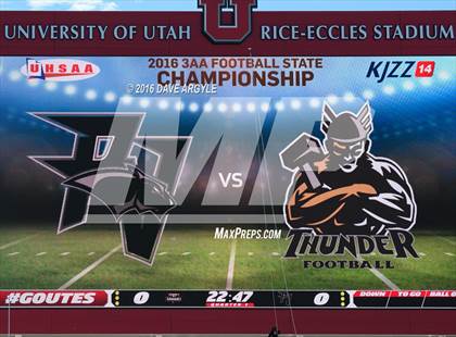 Thumbnail 1 in Desert Hills vs. Pine View (UHSAA 3AA Final) photogallery.