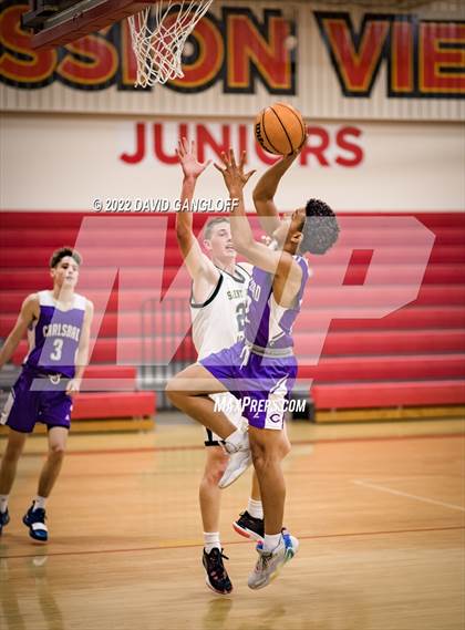 Thumbnail 1 in Carlsbad vs St. Joseph Academy (Mission Viejo Diablo Inferno Tournament) photogallery.