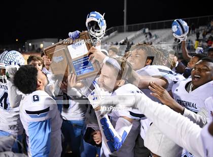 Thumbnail 2 in Centennial vs. Desert Pines (NIAA 4A Mountain Region Final) photogallery.
