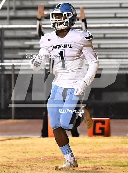 Thumbnail 2 in Centennial vs. Desert Pines (NIAA 4A Mountain Region Final) photogallery.