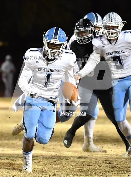 Thumbnail 3 in Centennial vs. Desert Pines (NIAA 4A Mountain Region Final) photogallery.