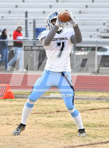 Thumbnail 2 in Centennial vs. Desert Pines (NIAA 4A Mountain Region Final) photogallery.