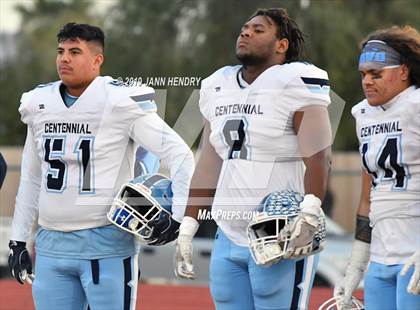 Thumbnail 2 in Centennial vs. Desert Pines (NIAA 4A Mountain Region Final) photogallery.