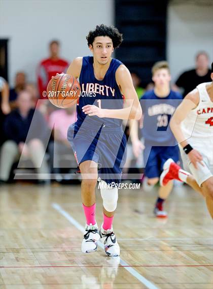 Thumbnail 2 in Liberty Christian vs Sacramento Adventist (CIF NorCal D6 Semifinal) photogallery.