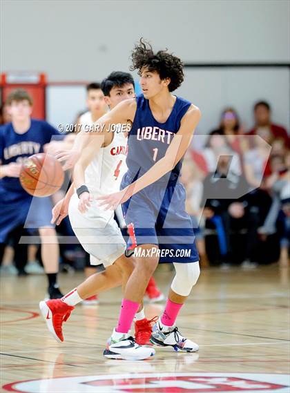 Thumbnail 2 in Liberty Christian vs Sacramento Adventist (CIF NorCal D6 Semifinal) photogallery.