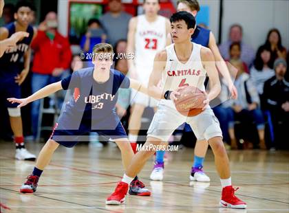 Thumbnail 2 in Liberty Christian vs Sacramento Adventist (CIF NorCal D6 Semifinal) photogallery.