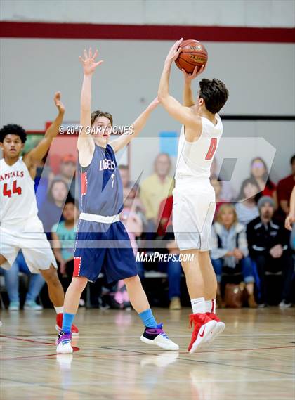 Thumbnail 2 in Liberty Christian vs Sacramento Adventist (CIF NorCal D6 Semifinal) photogallery.