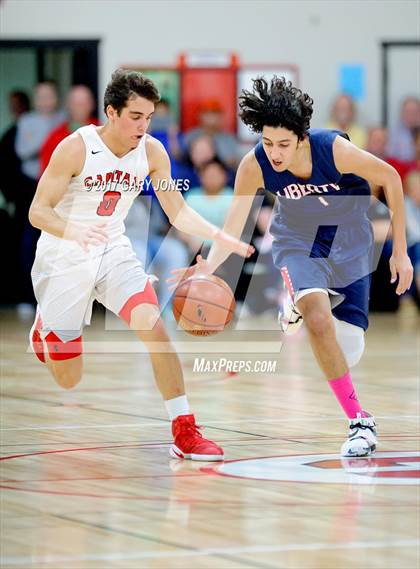 Thumbnail 2 in Liberty Christian vs Sacramento Adventist (CIF NorCal D6 Semifinal) photogallery.