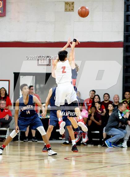 Thumbnail 3 in Liberty Christian vs Sacramento Adventist (CIF NorCal D6 Semifinal) photogallery.