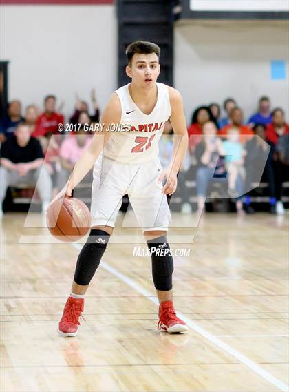 Thumbnail 3 in Liberty Christian vs Sacramento Adventist (CIF NorCal D6 Semifinal) photogallery.