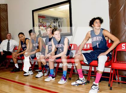 Thumbnail 3 in Liberty Christian vs Sacramento Adventist (CIF NorCal D6 Semifinal) photogallery.