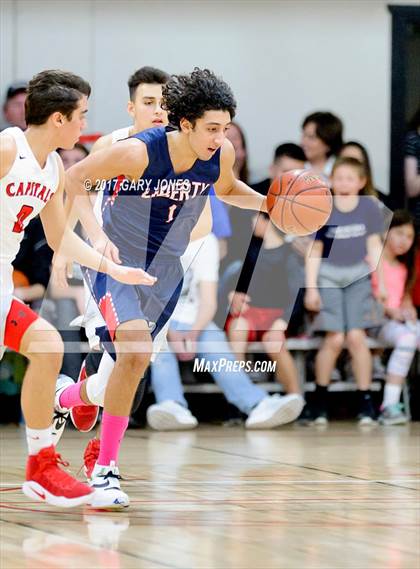 Thumbnail 1 in Liberty Christian vs Sacramento Adventist (CIF NorCal D6 Semifinal) photogallery.