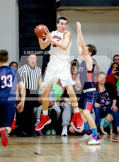 Thumbnail 2 in Liberty Christian vs Sacramento Adventist (CIF NorCal D6 Semifinal) photogallery.