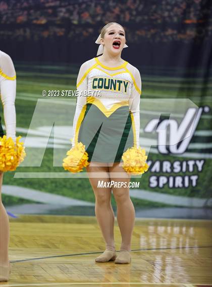 Thumbnail 2 in Pueblo County CHSAA Spirit Poms photogallery.
