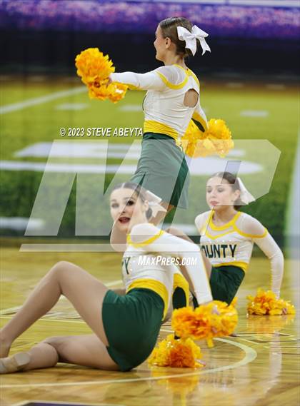 Thumbnail 1 in Pueblo County CHSAA Spirit Poms photogallery.