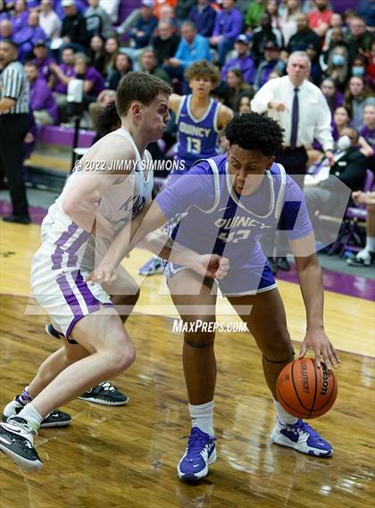 Thumbnail 3 in Quincy @ Collinsville (IHSA 4A Sectional Semifinal) photogallery.