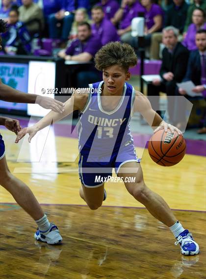 Thumbnail 3 in Quincy @ Collinsville (IHSA 4A Sectional Semifinal) photogallery.