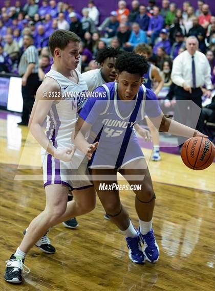 Thumbnail 2 in Quincy @ Collinsville (IHSA 4A Sectional Semifinal) photogallery.