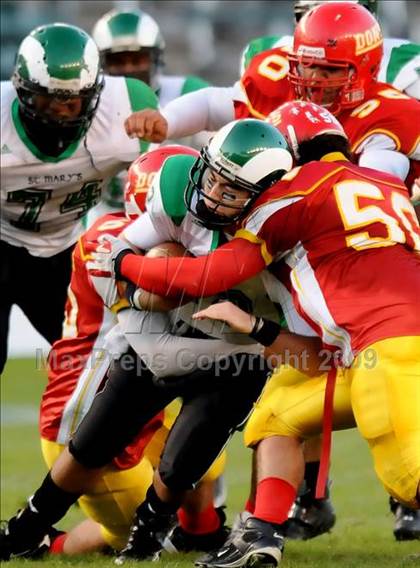 Thumbnail 1 in St. Mary's vs. Cathedral (CIF State D2 Final) photogallery.