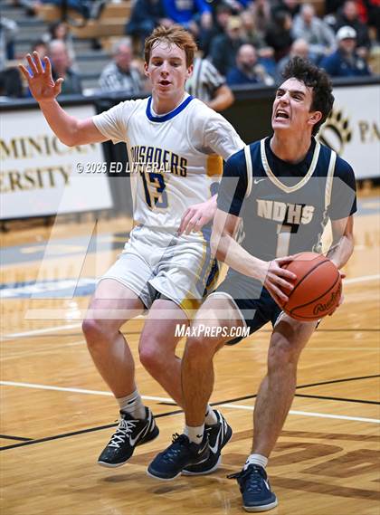 Thumbnail 1 in Catholic Central vs. Notre Dame (OHSAA DIV VII Regional Semifinal) photogallery.