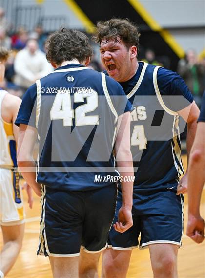 Thumbnail 2 in Catholic Central vs. Notre Dame (OHSAA DIV VII Regional Semifinal) photogallery.
