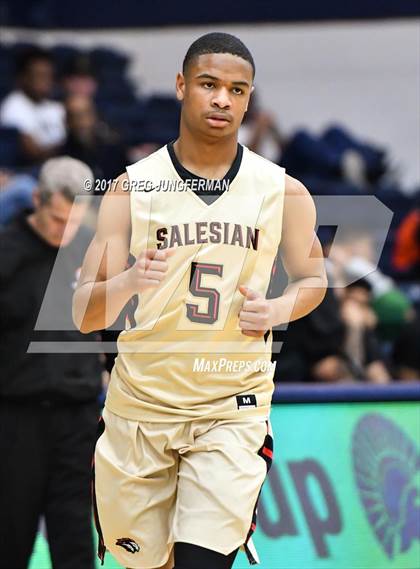 Thumbnail 3 in St. John Bosco vs. Salesian College Preparatory (MaxPreps/DLS MLK Classic) photogallery.