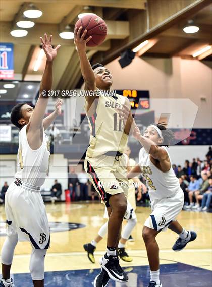 Thumbnail 3 in St. John Bosco vs. Salesian College Preparatory (MaxPreps/DLS MLK Classic) photogallery.