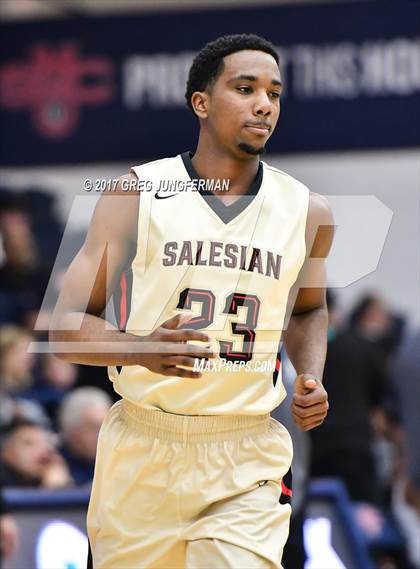Thumbnail 1 in St. John Bosco vs. Salesian College Preparatory (MaxPreps/DLS MLK Classic) photogallery.